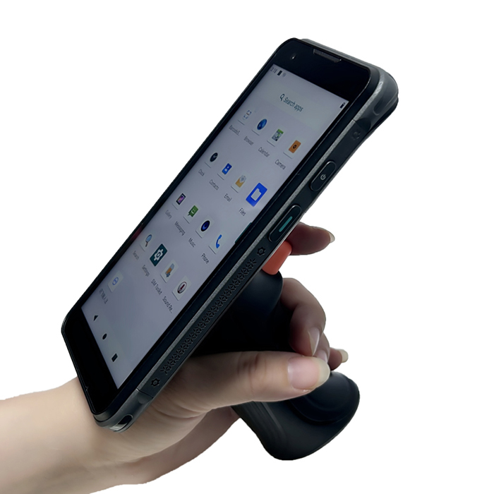 2D Inventory Scanner Wireless Barcode Scanner Portable Barcode Reader 1D 2D PDF Data Collector Handheld Barcode Scanner with 6-inch LCD Screen