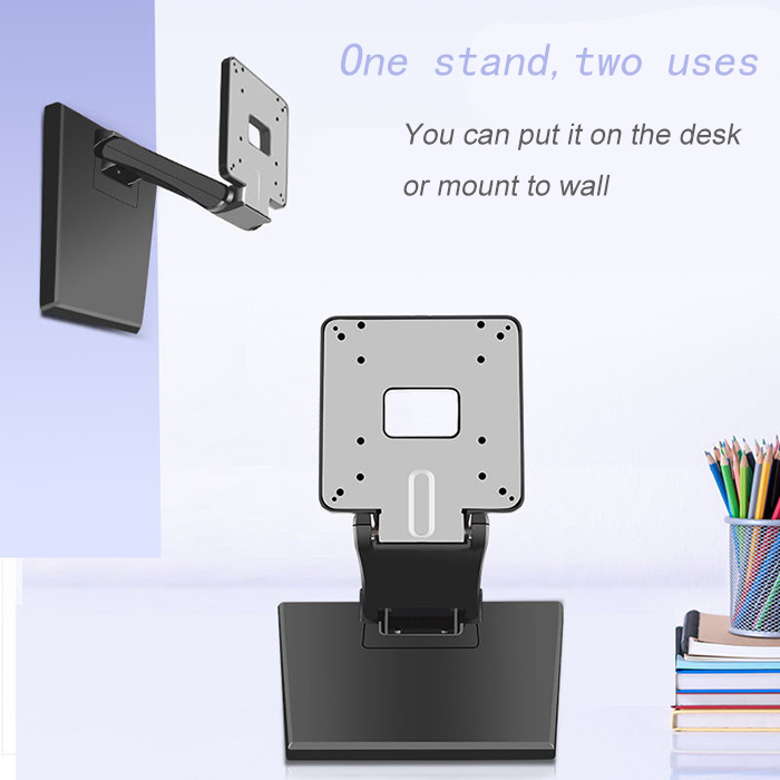 Mounted Fold Monitor Holder Vesa 13 Inch - 24Inch Lcd Display Press Screen Stand