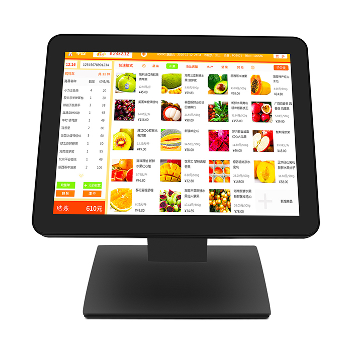 Desktop Monitor 1280X1024 HD Panel 15 17 Inch Capacitive Resistive Touch Screen LCD Monitor
