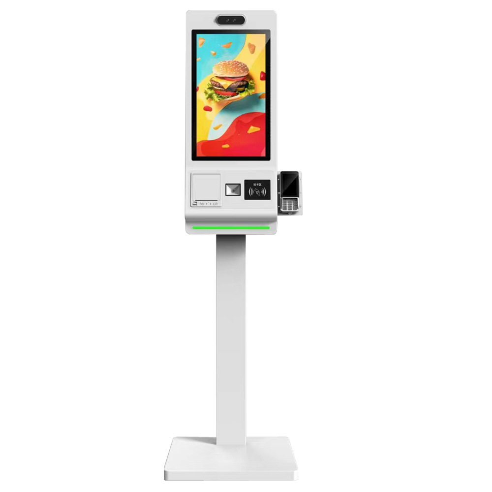 Self-Ordering Kiosk Horizontal Touch Screen Computer Kiosk for supermarkets restaurants