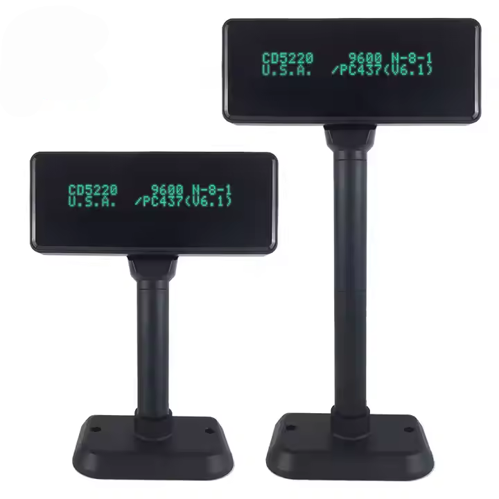 VFD pole display USB or RS232 port with high brightness screen